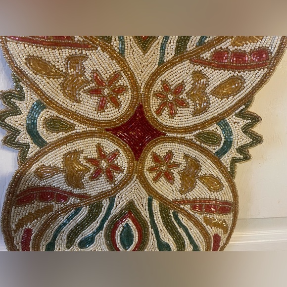 Beaded Decorative Table Runner or Wall Art - Picture 4 of 15